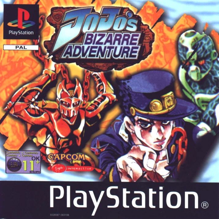 JoJo's Bizarre Adventure box art for Playstation